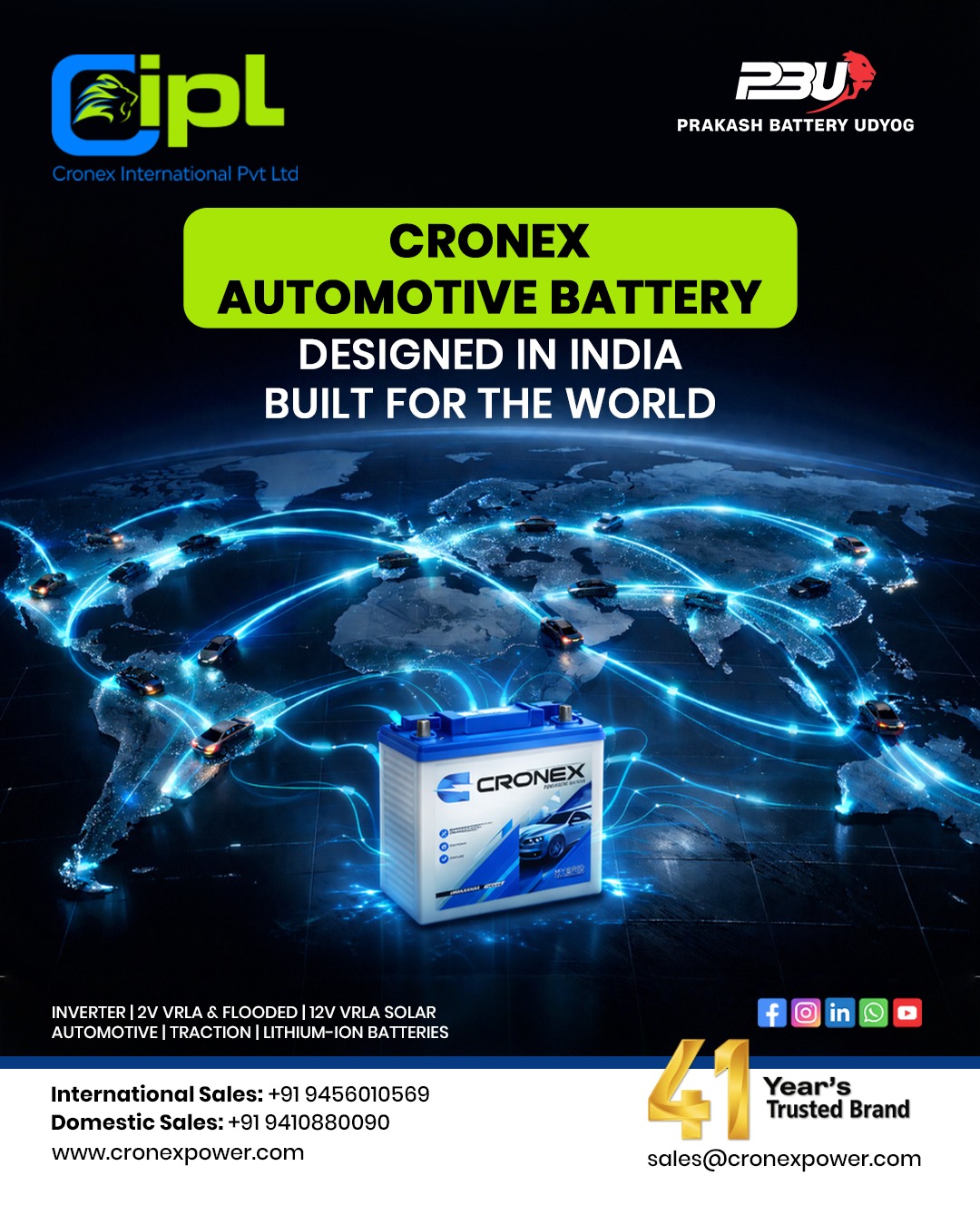 High-Performance Automotive Battery Manufacturer