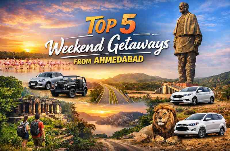  5 Weekend Getaways from Ahmedabad (The Self-Drive Edition)
