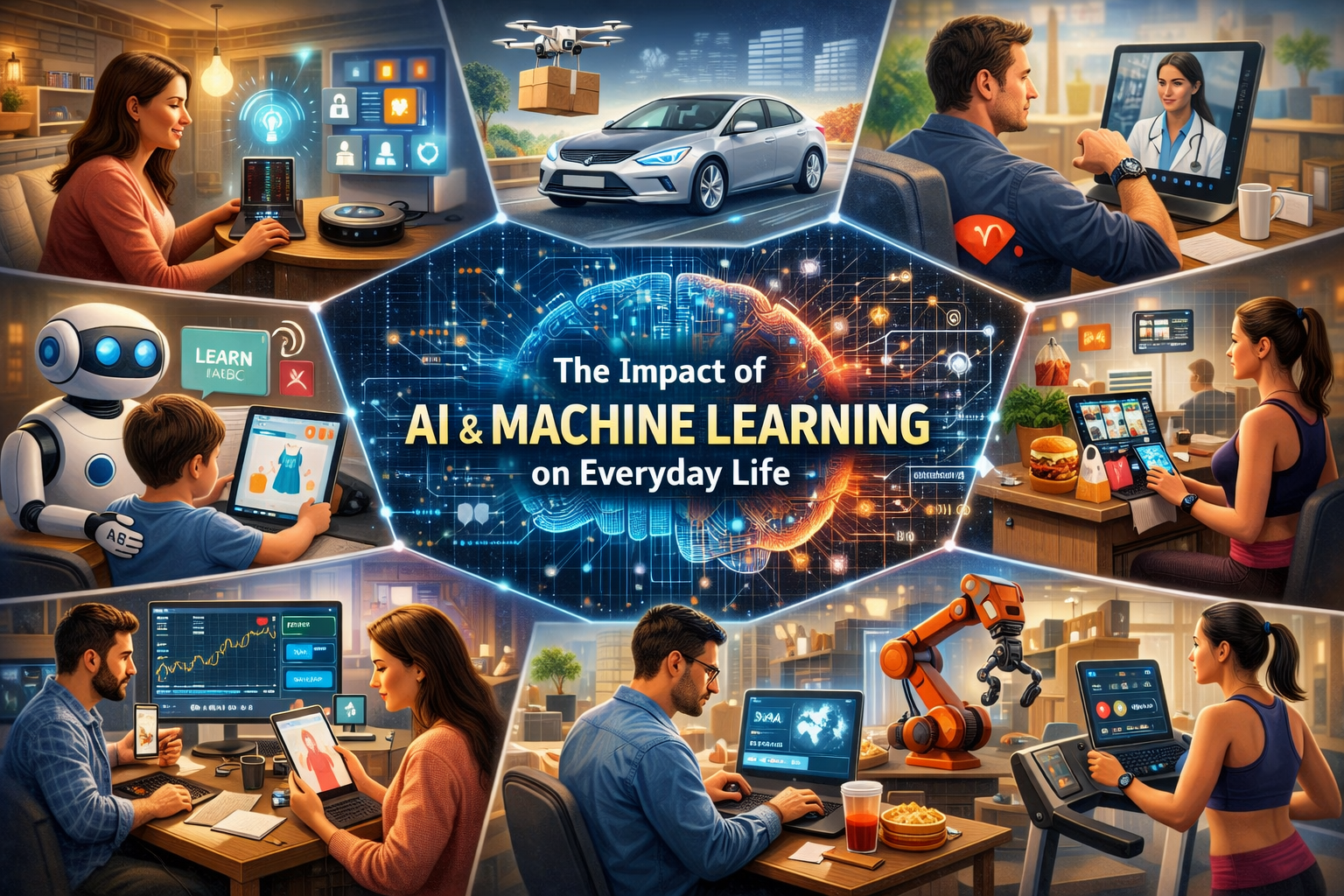  The Impact of AI and Machine Learning on Everyday Life
