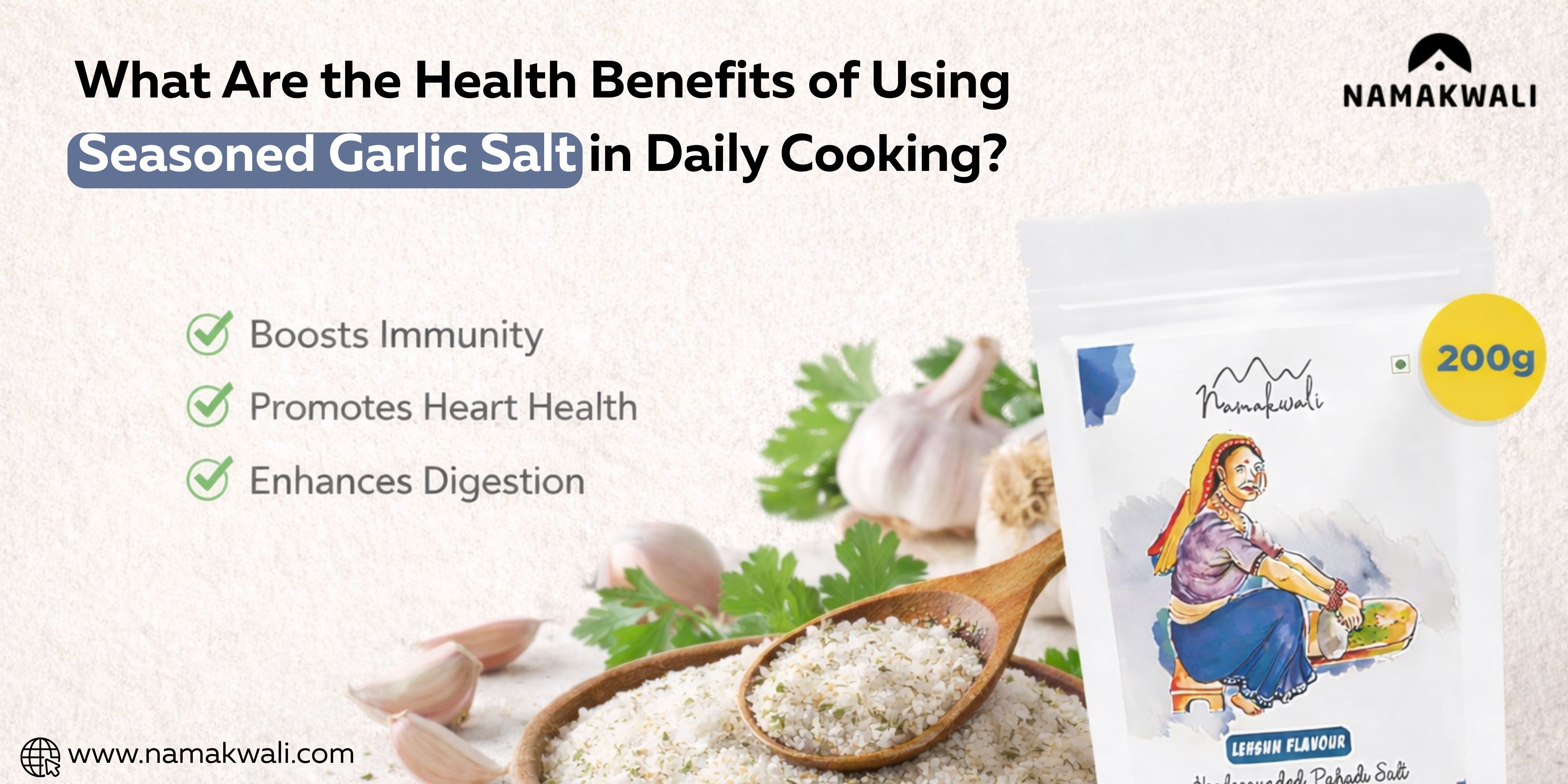 What Are the Health Benefits of Using Seasoned Garlic Salt in Daily Cooking?