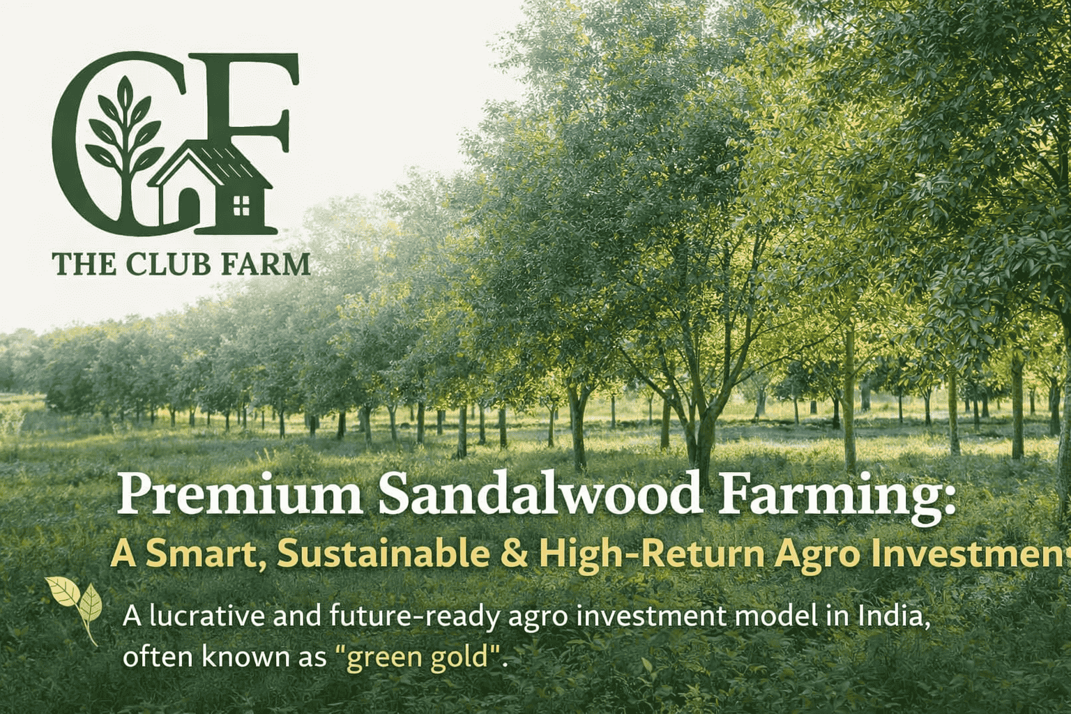 Sandalwood Farming Near Brijghat – Why Is It the Smartest Green Investment Opportunity Today?