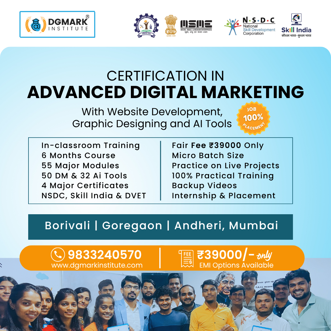 DGmark Institute - Digital Marketing Courses in Mumbai