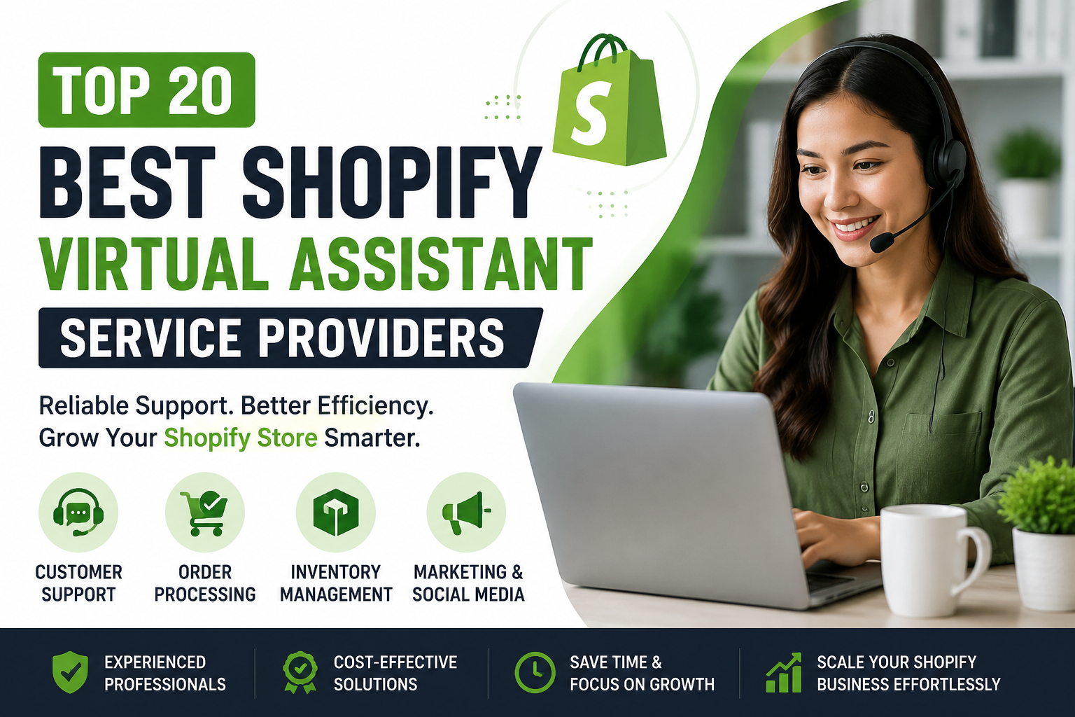Top 20 Shopify Virtual Assistant Service Providers to Boost Your Online Store