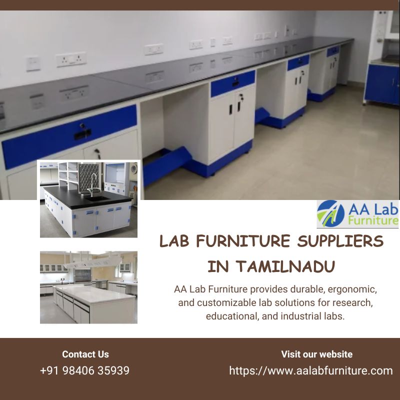 Durable Lab Work Benches for Schools, Research & Pharma Industries