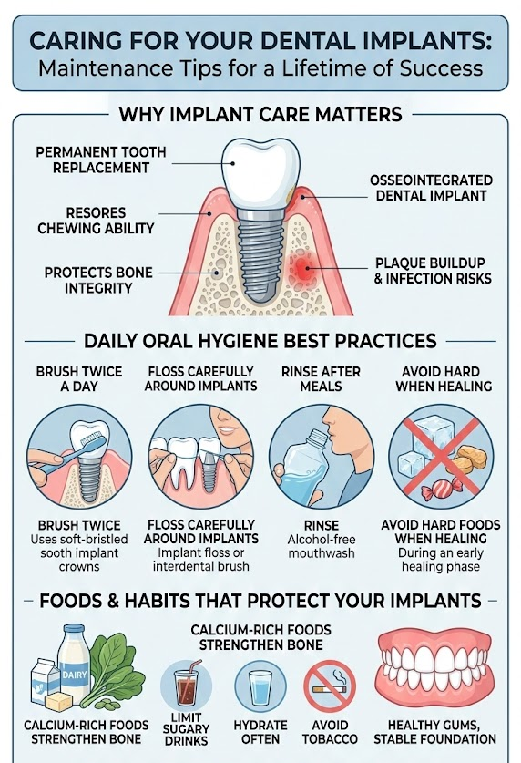Caring for Your Dental Implants: Maintenance Tips for a Lifetime of Success