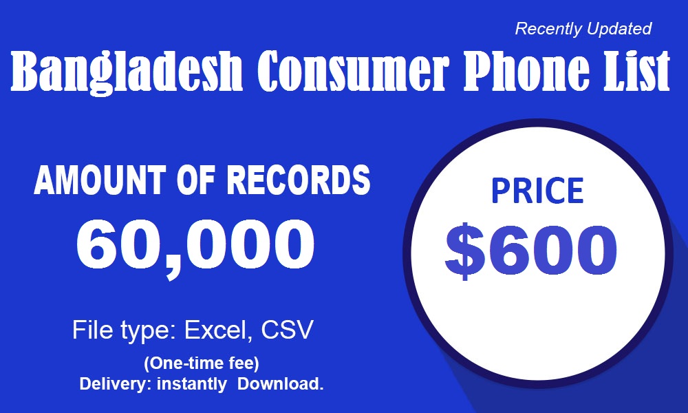 Bangladesh Phone Number List