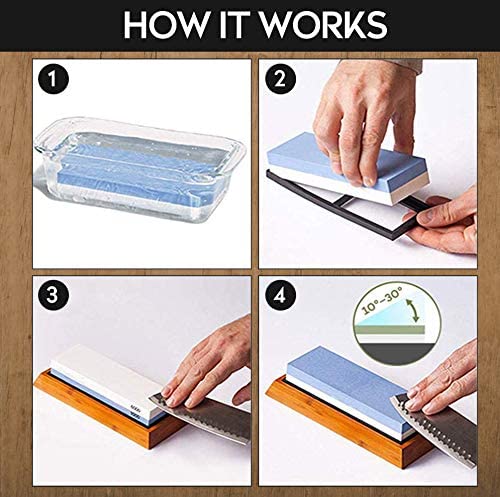 How to sharpen a knife with a whetstone