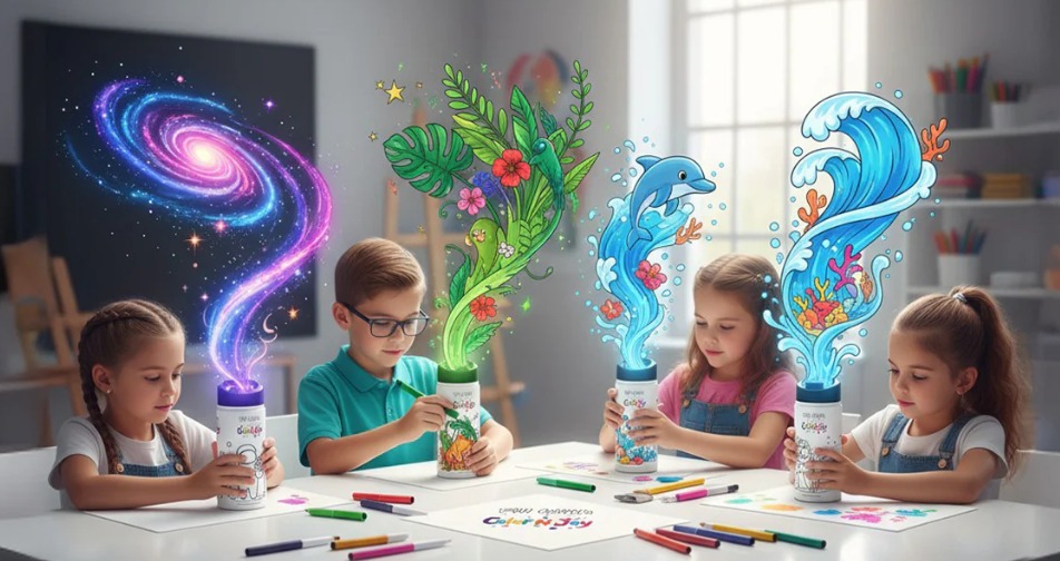 Easy-Clean Creative Bottles for Picky Eaters