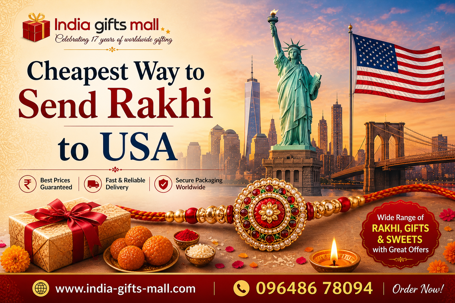 Complete Guide for Sending Rakhi to USA Internationally