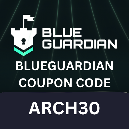 Blueguardian Coupon Code   “ARCH30” Get 30% Off On All Challenges