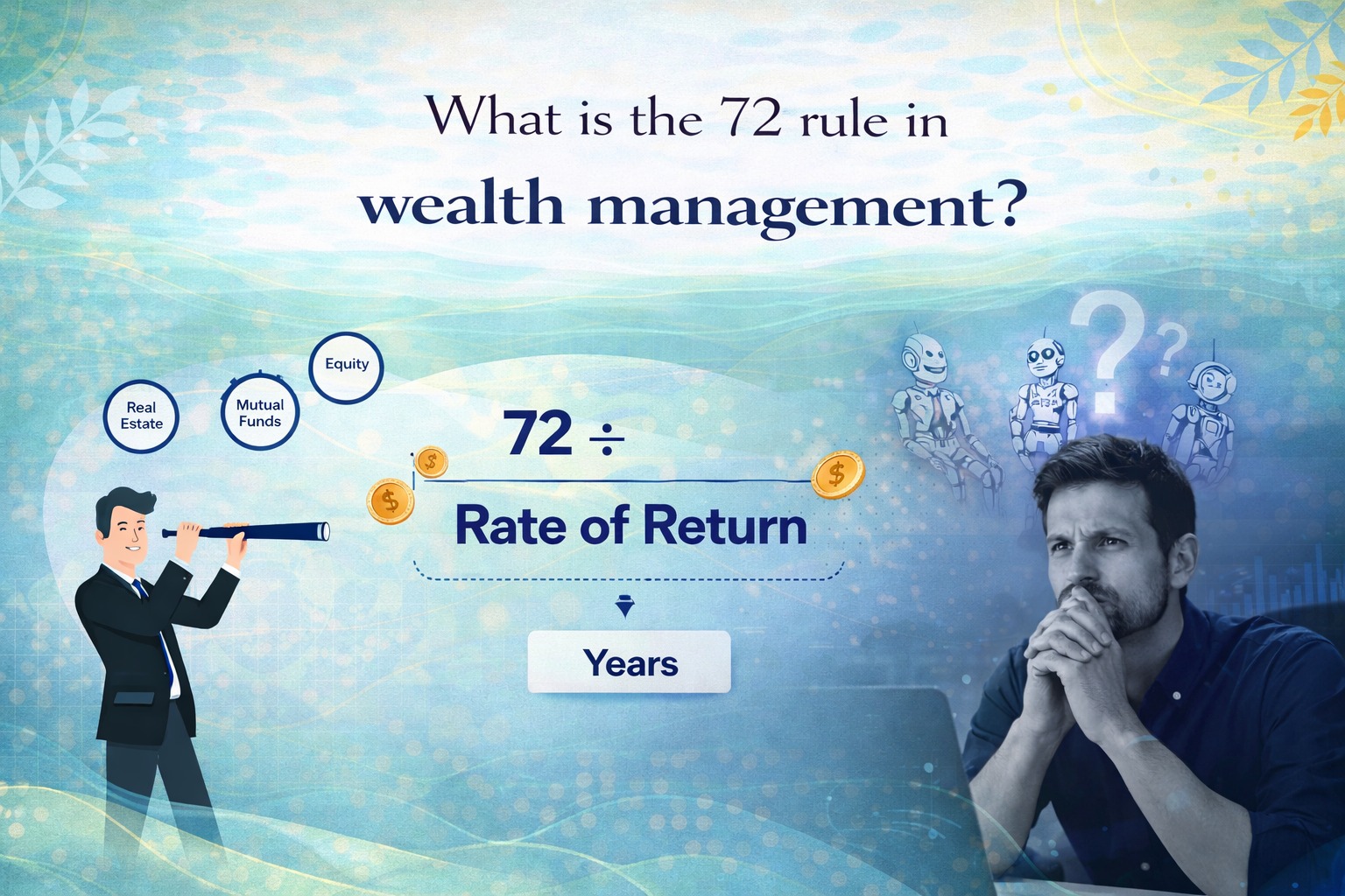 What is the 72 rule in wealth management?