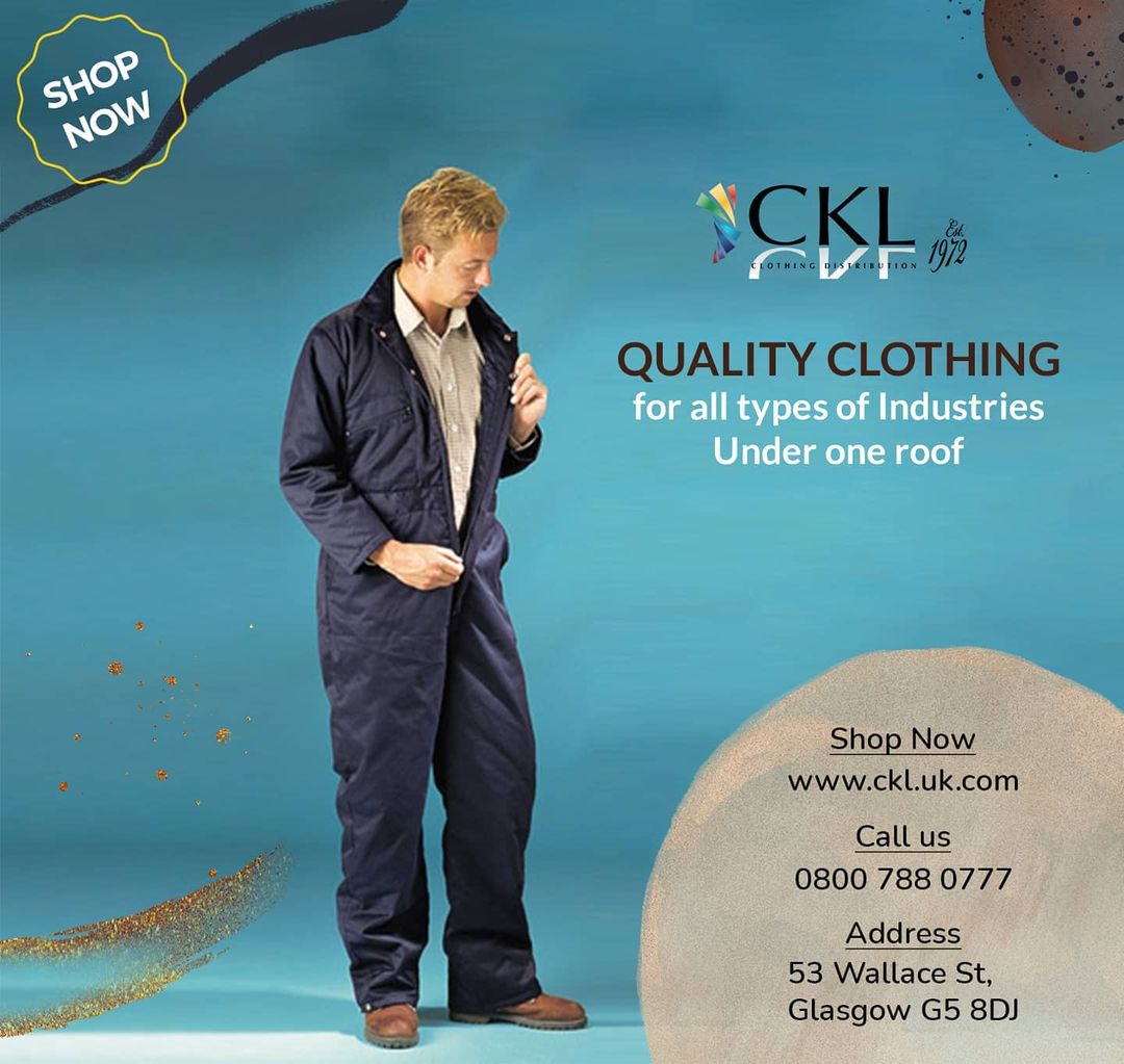 Get the best workwear Wholesaler Glasgow city centre from top clothing distributor uk