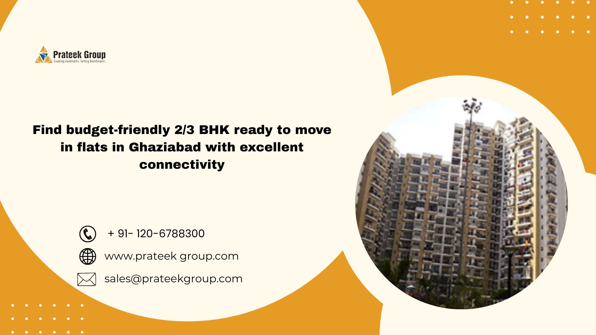 Find budget-friendly 2/3 BHK ready to move in flats in Ghaziabad with excellent connectivity.