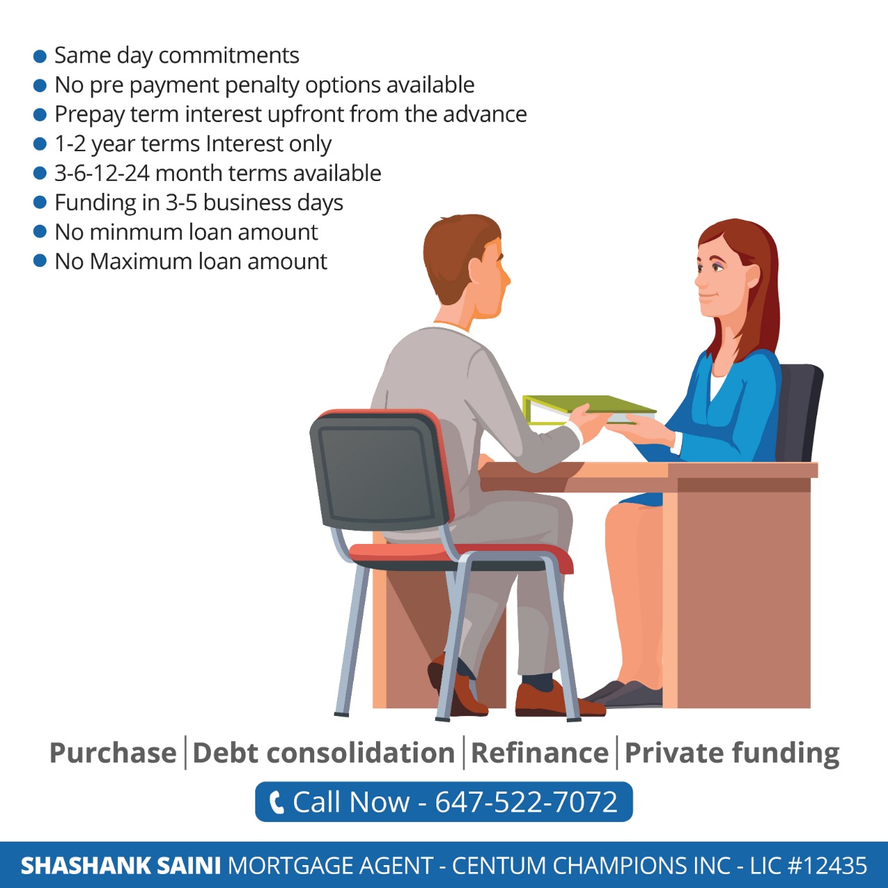 Our company offers attractive new to Canada mortgage for home buyers