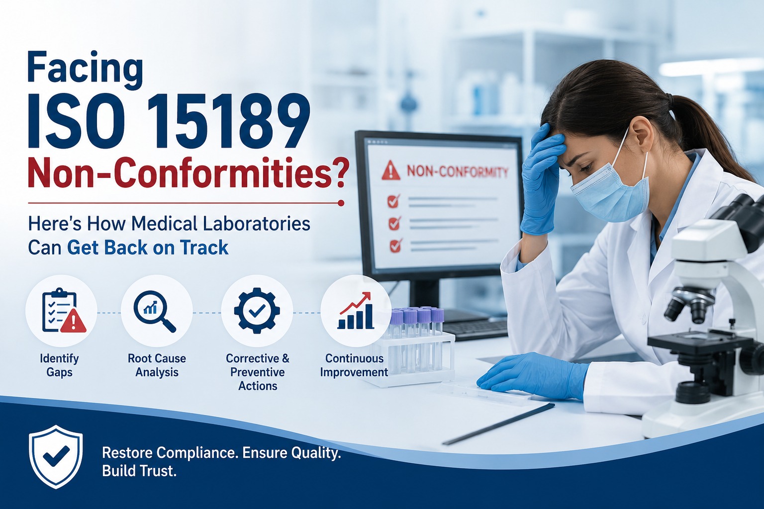 Facing ISO 15189 Non-Conformities? Here's How Medical Laboratories Can Get Back on Track
