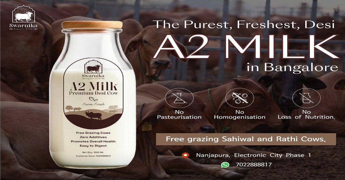 Organic cow Milk Delivery in Bangalore