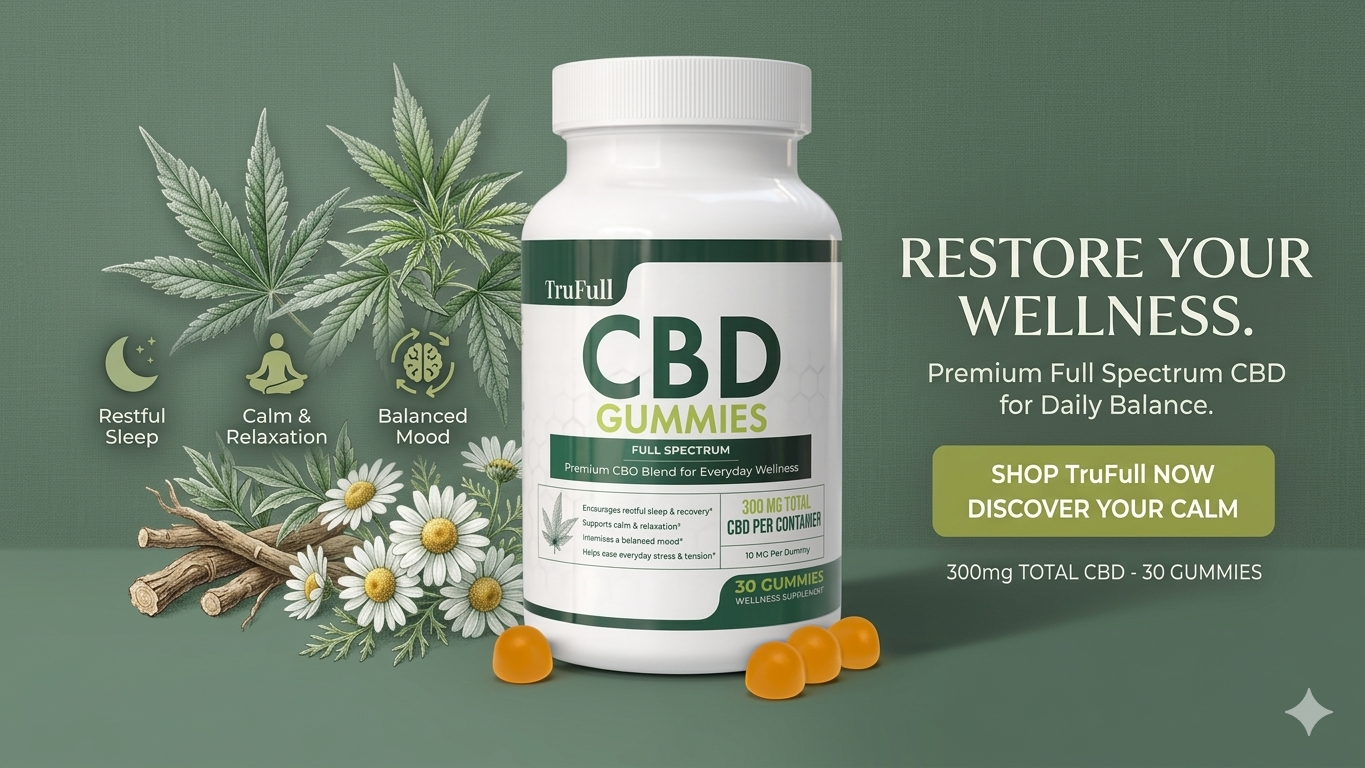 TruFull CBD Gummies Reviews: Ingredients, Joint Pain Relief, Side Effects & Consumer Results