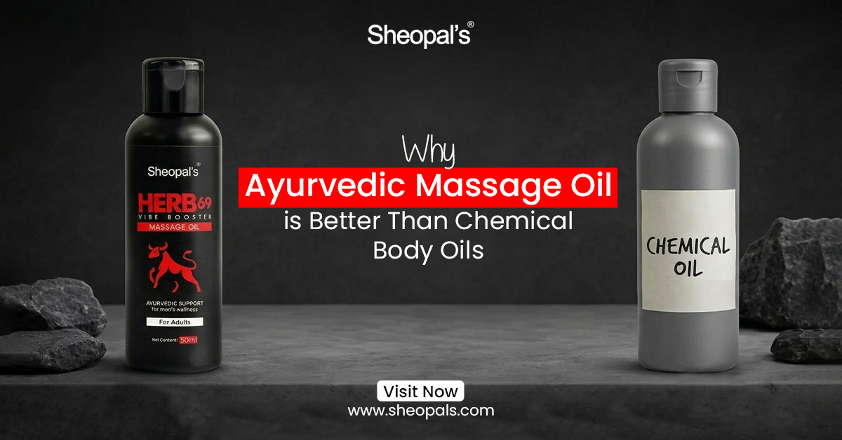 Why Ayurvedic Massage Oil is Better Than Chemical Body Oils?