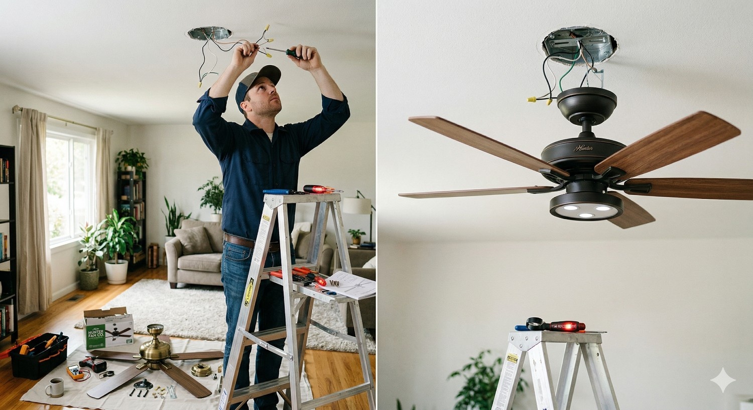 Why Ceiling Fan Replacement Installation Is the Smartest Upgrade for Modern Homes