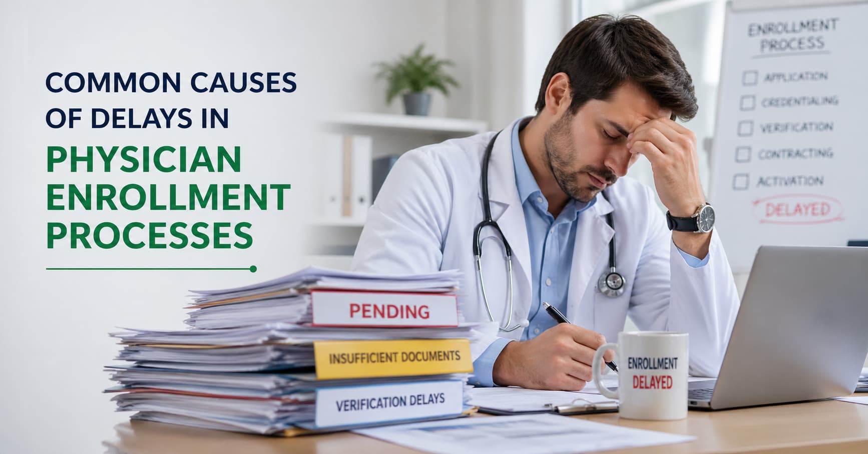 Common Causes of Delays in Physician Enrollment Processes