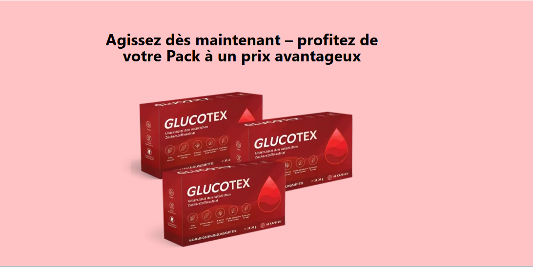Glucotex : Anmeldelser, opdatering, Købe og officiel pris her