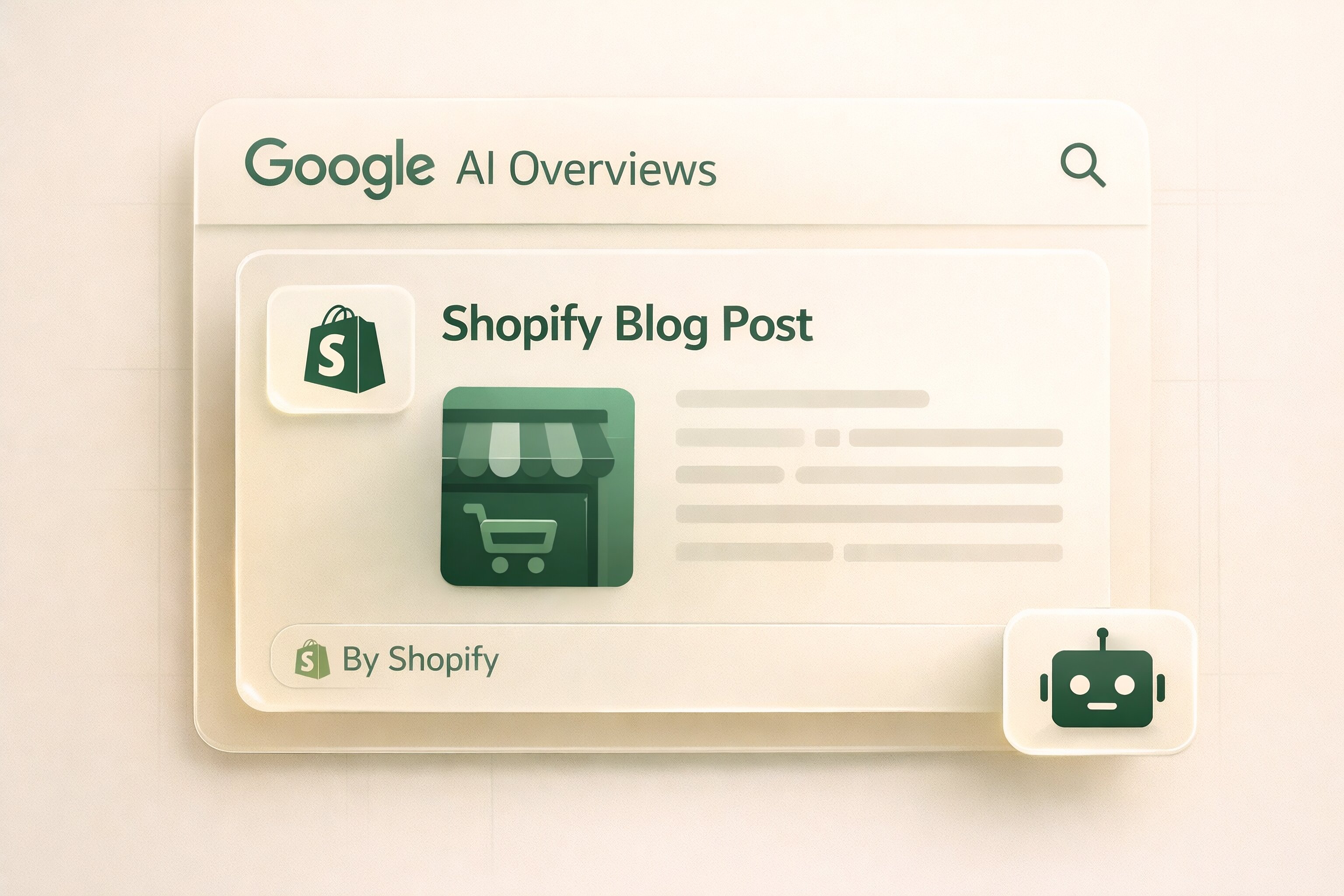 How do I Get My Shopify Blog Posts Cited as Sources in Google AI Overviews?