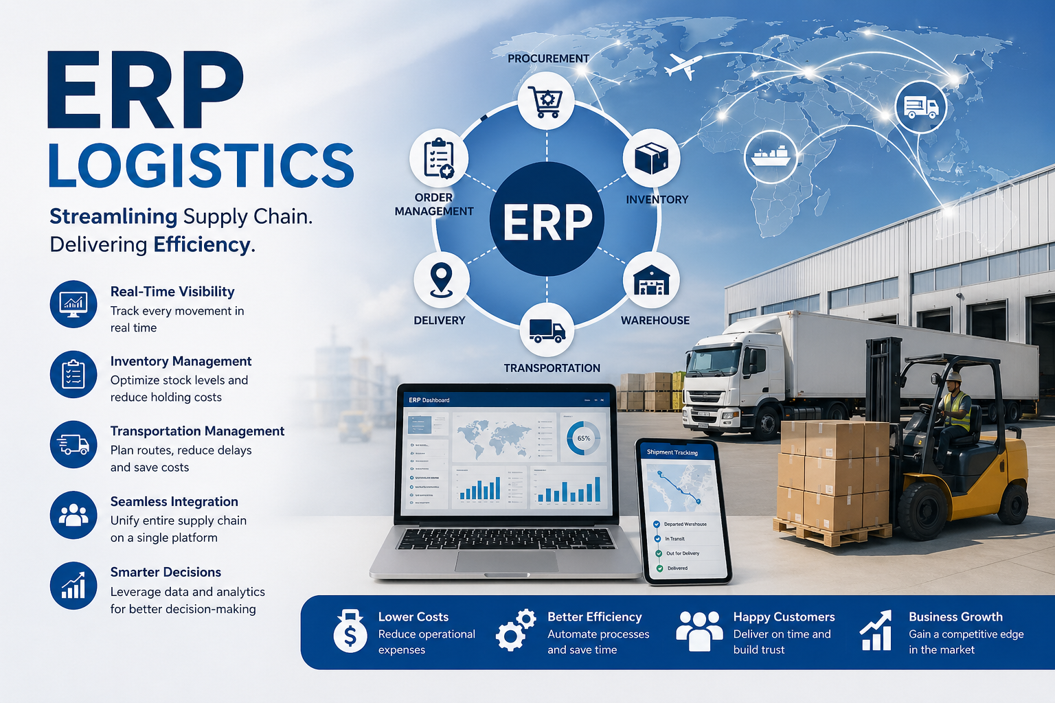 ERP Logistics: Streamlining Operations for Faster and Smarter Supply Chains