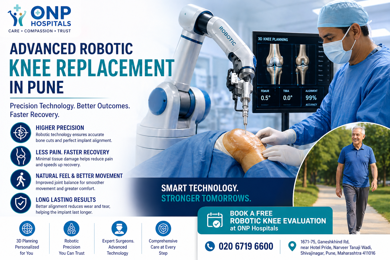 Robotic Knee Replacement in Pune — How the Technology Works and Why It Matters