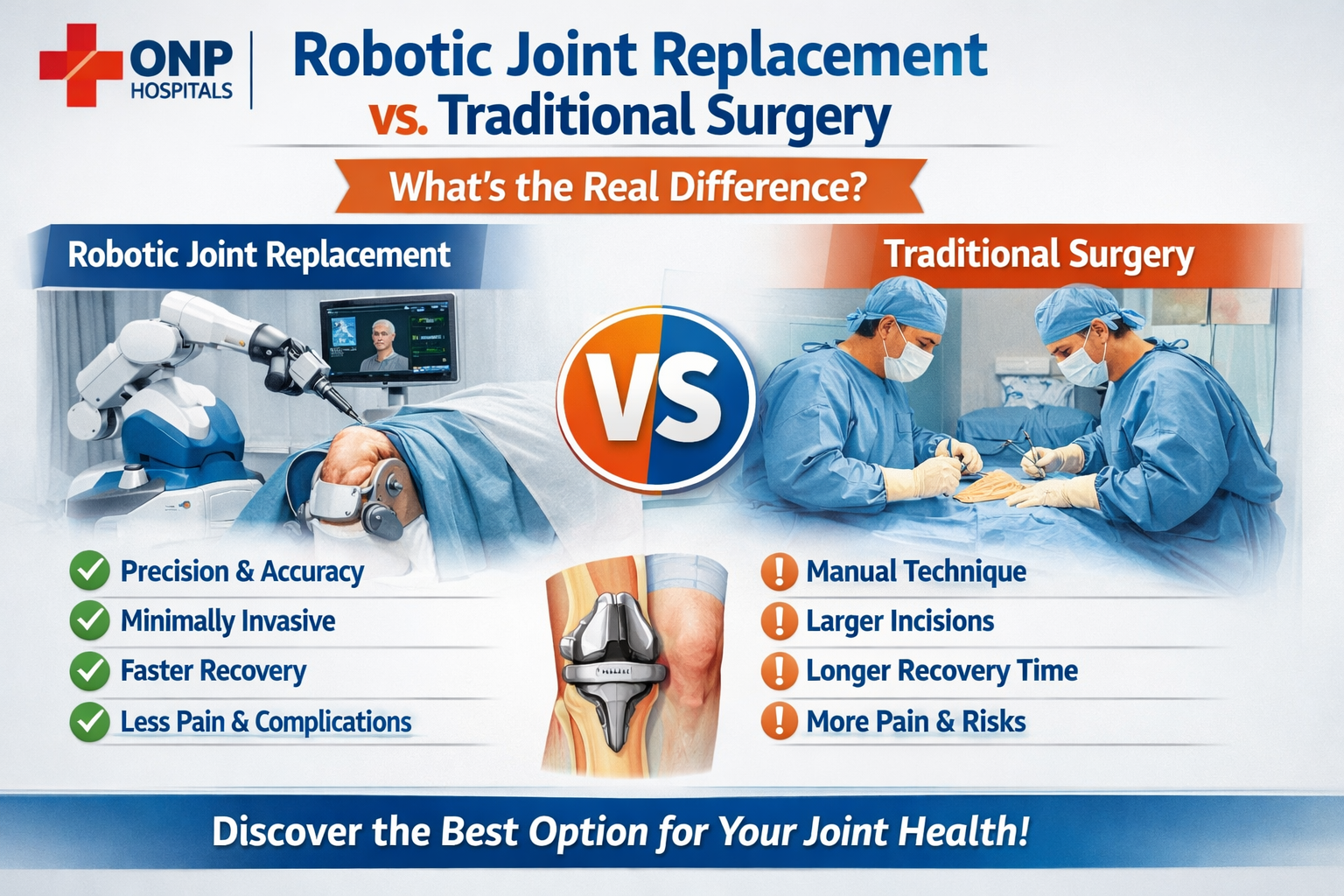 Robotic vs Traditional Joint Replacement: Which Option Delivers Better Results?