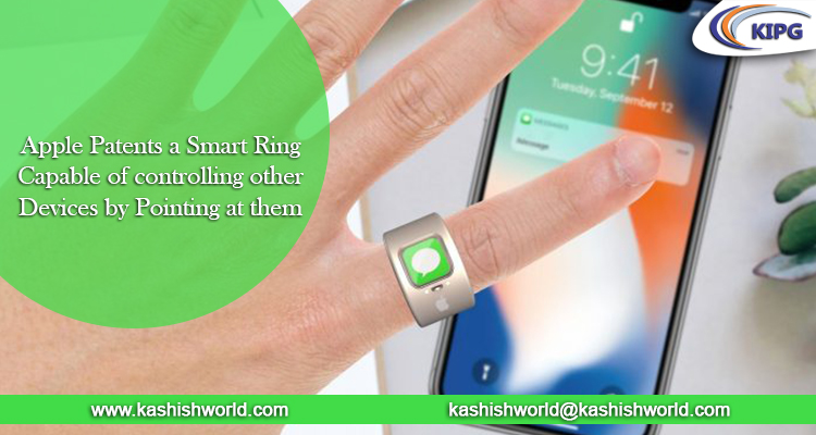 Apple Patents a Smart Ring Capable of controlling other Devices by Pointing at them