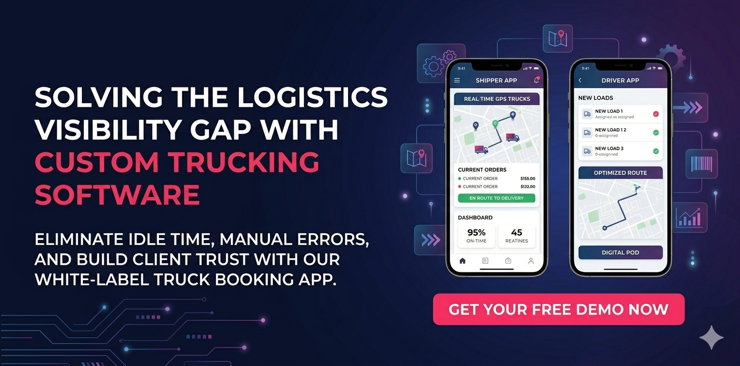Solving the Logistics Visibility Gap with Custom Trucking Software