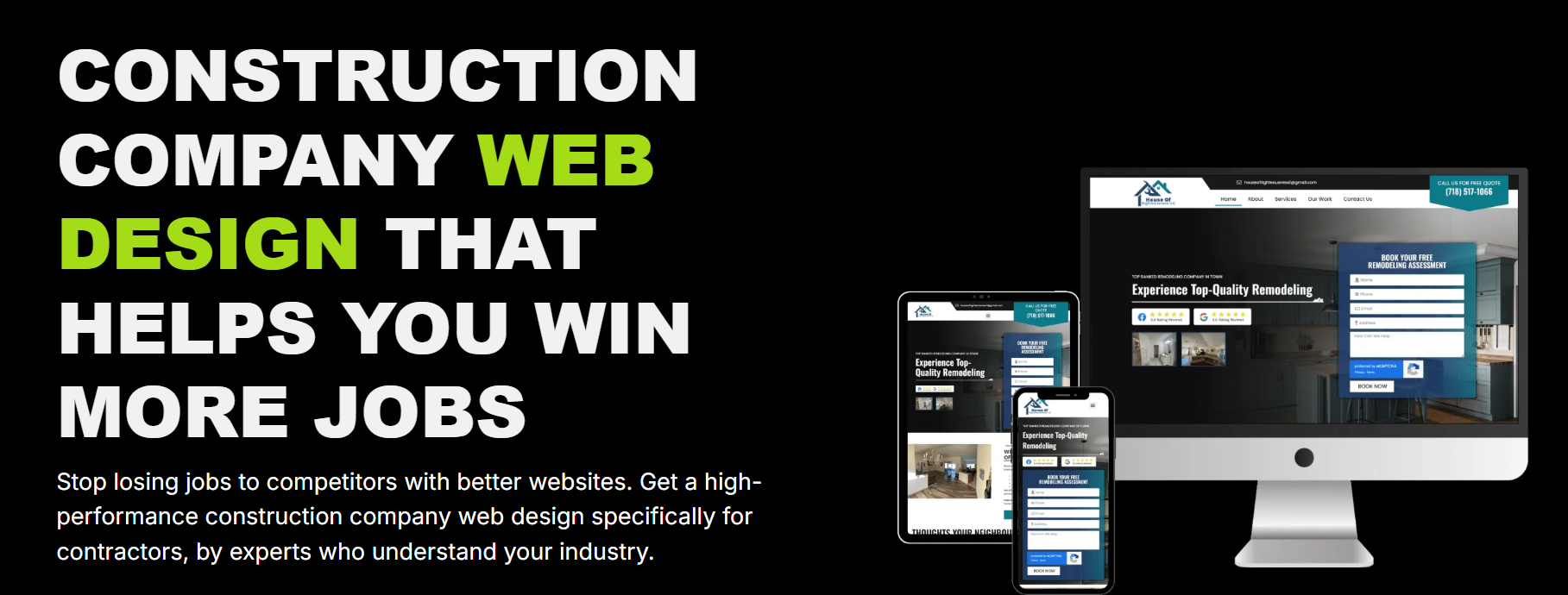 Full-Service Website Design for Construction & Trade Businesses