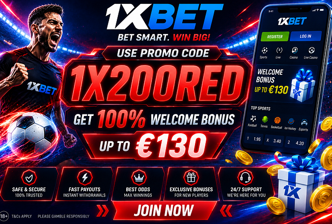 1xBet Promo Code 2027: 1X200NEW – €130 Welcome