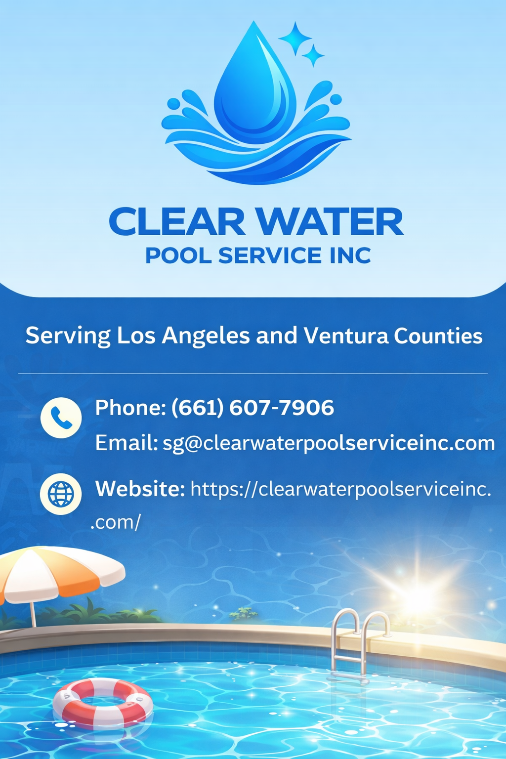 Weekly Pool Service for Active Property Listings