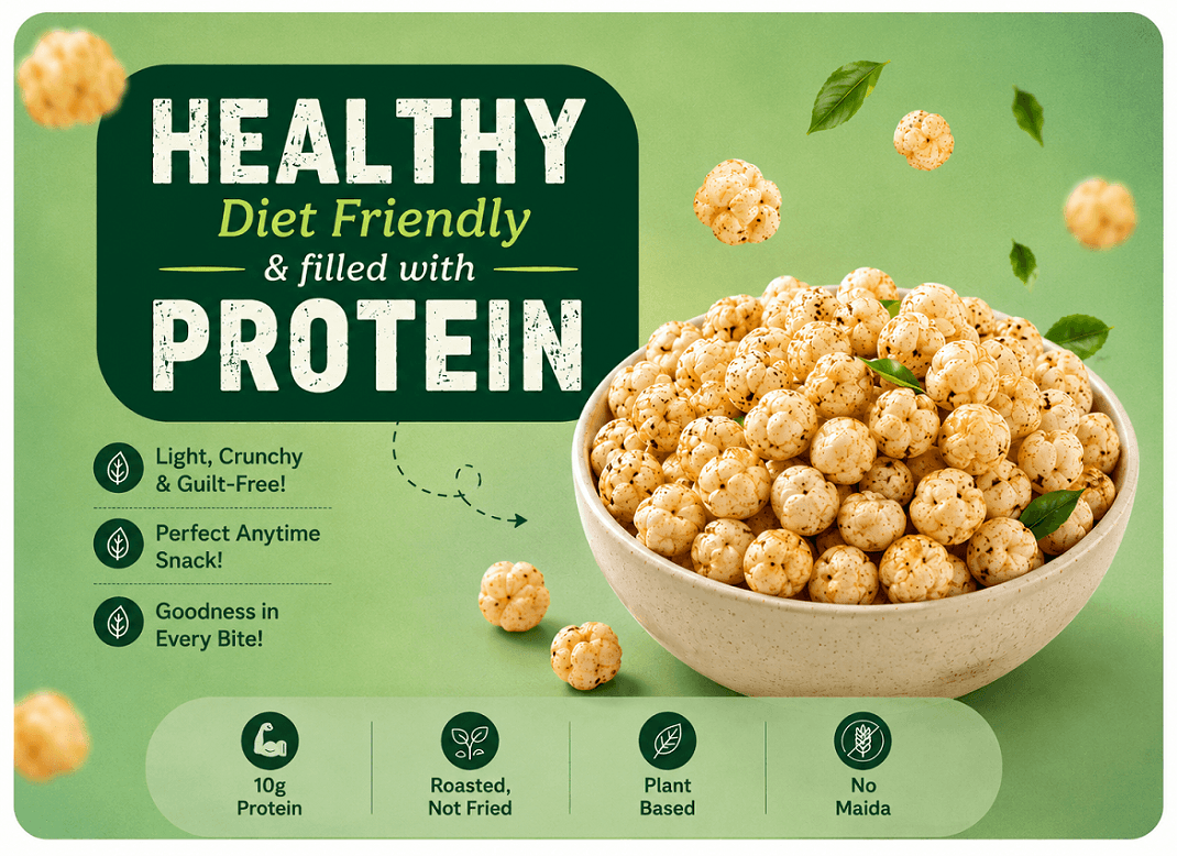 Diet Friendly Healthy Snacks with Roasted Makhana