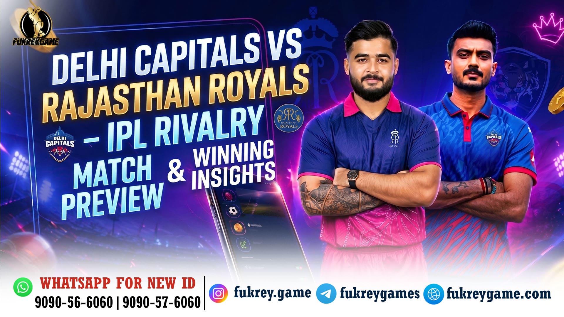 Delhi Capitals vs Rajasthan Royals – IPL Rivalry, Match Preview & Winning Insights