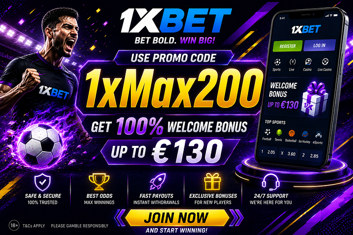 1xBet Bonus Code List 2027: 1XMAX200 – Updated