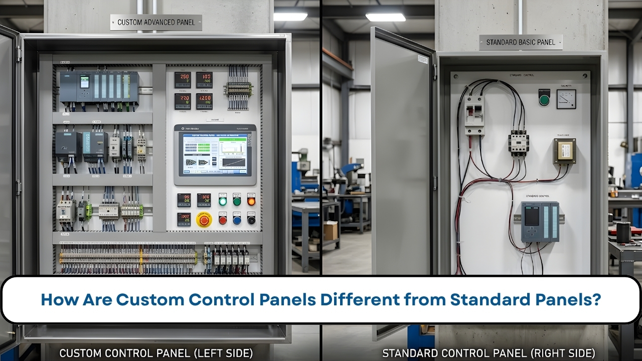How Are Custom Control Panels Different from Standard Panels?
