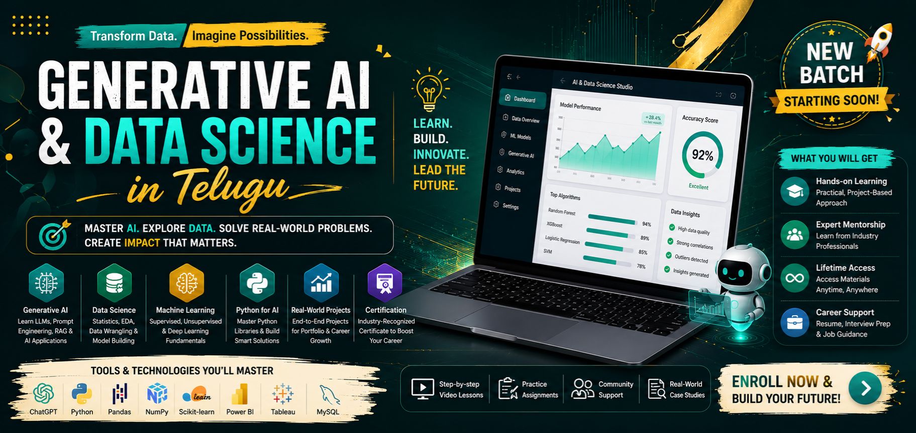 Generative AI & Data Science Course in Telugu: Complete Career Guide
