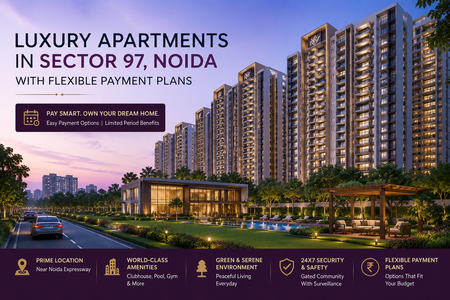 Luxury Projects Near Noida Expressway – The Future of Premium Living in NCR