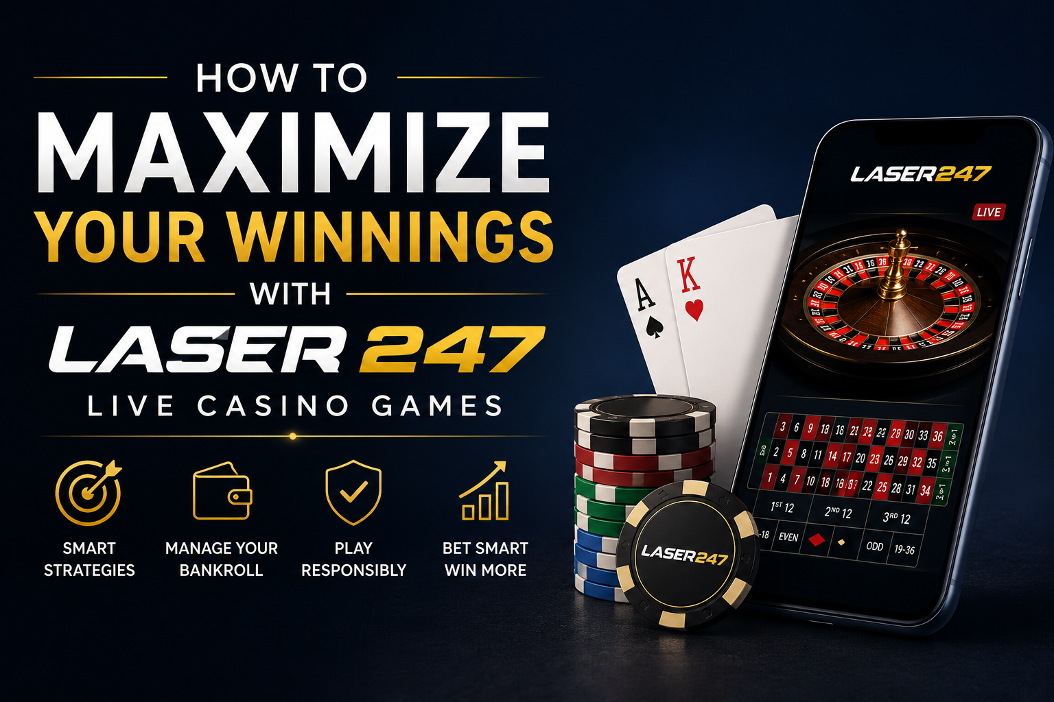 How to Maximize Your Winnings with Laser247 Live Casino Games