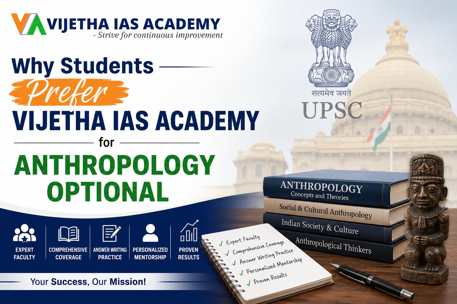 Why Students Prefer Vijetha IAS Academy for Anthropology Optional