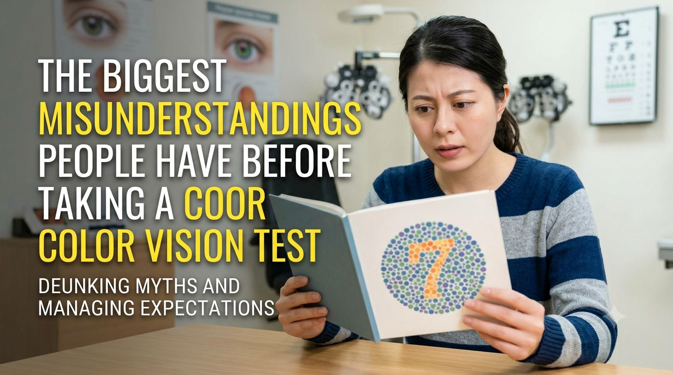 The Biggest Misunderstandings People Have Before Taking a Color Vision Test 
