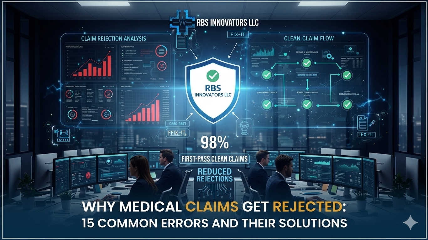Why Medical Claims Get Rejected: 15 Common Errors and Their Solutions 