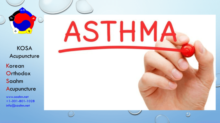 KOSA Acupuncture for Asthma by Master Kim