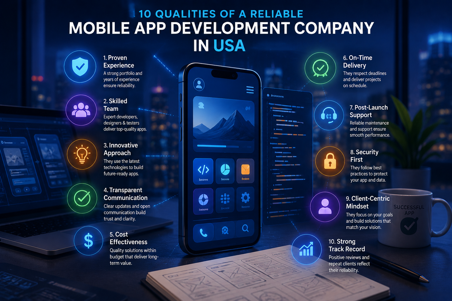 10 Qualities of a Reliable Mobile App Development Company in USA