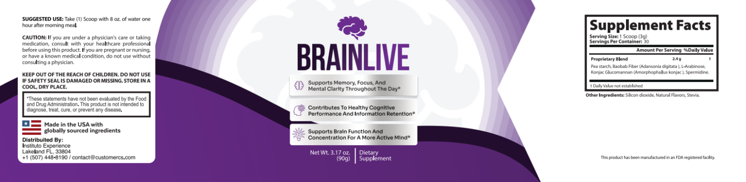BrainLive™ – Advanced Brain Health & Cognitive Support Formula