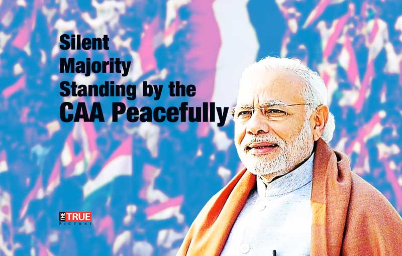 Silent Majority Chooses Peaceful Means to Express Its Support for CAA
