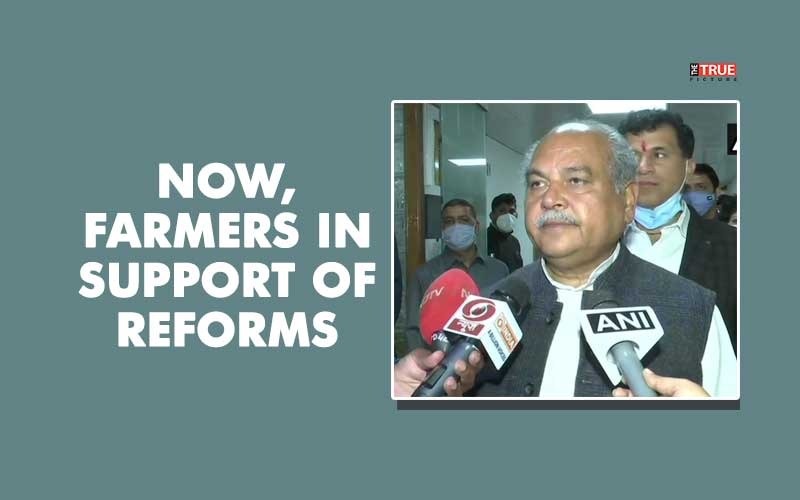 Farmers Across the Nation Join Hands to Support of Recent Farm Laws