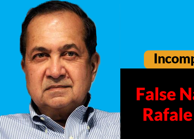 A Cropped Picture to Paint a False Picture on Rafale